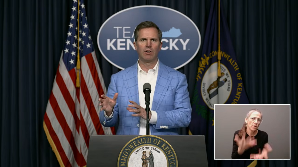 Kentucky Gov. Andy Beshear on Thursday, May 7, 2026.